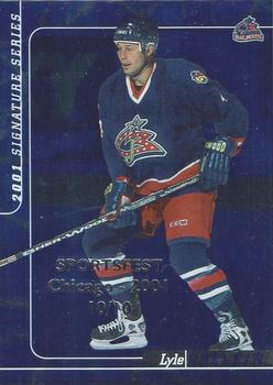 2000-01 Be a Player Signature Series - Chicago Sportsfest 2001 Sapphire #159 Lyle Odelein Front