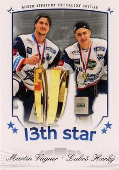 2017-18 OFS 13th Star #24 Martin Vagner / Lubos Horky Front