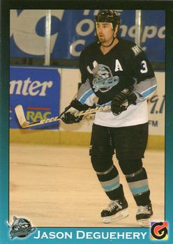 2003-04 Huntsville Channel Cats (SEHL) #NNO Jason Deguehery Front