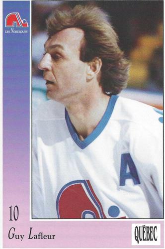1991-92 Quebec Nordiques #NNO Guy Lafleur Front