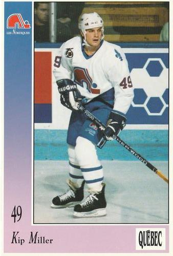1991-92 Quebec Nordiques #NNO Kip Miller Front