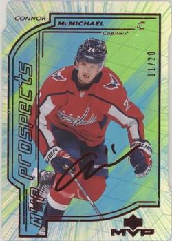 2020-21 Upper Deck - MVP Update Colors and Contours Green #133 Connor McMichael Front