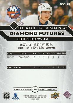 2020-21 Upper Deck Black Diamond - Diamond Futures #BDF-KB Kieffer Bellows Back