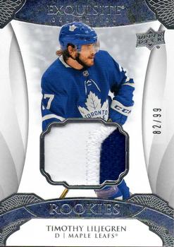 2020-21 Upper Deck Black Diamond - Exquisite Collection Rookie Patch #RP-TL Timothy Liljegren Front
