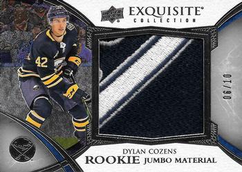 2020-21 Upper Deck Black Diamond - Exquisite Collection Rookie Jumbo Materials #EJ-DC Dylan Cozens Front