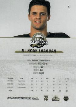 2019-20 Charlottetown Islanders (QMJHL) #5 Noah Laaouan Back