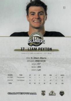 2019-20 Charlottetown Islanders (QMJHL) #11 Liam Peyton Back