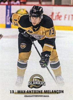 2019-20 Charlottetown Islanders (QMJHL) #26 Max-Antoine Melancon Front