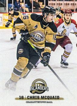 2019-20 Charlottetown Islanders (QMJHL) #28 Chris McQuaid Front