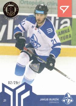 2020-21 SportZoo Slovenská Hokejová Liga - Limited Edition #003 Jakub Burzik Front
