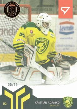 2020-21 SportZoo Slovenská Hokejová Liga - Limited Edition #109 Kristian Adamko Front