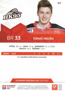 2020-21 SportZoo Slovenská Hokejová Liga - Limited Edition #127 Tomas Hrusik Back
