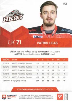2020-21 SportZoo Slovenská Hokejová Liga - Limited Edition #142 Patrik Ligas Back