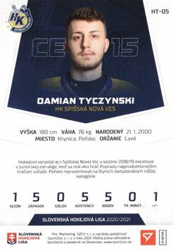 2020-21 SportZoo Slovenská Hokejová Liga - Hidden Talents #HT-05 Damian Tyczynski Back