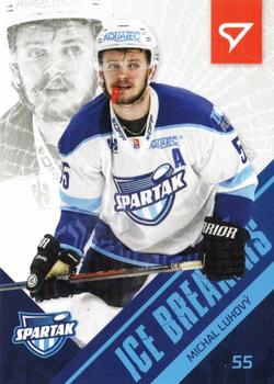 2020-21 SportZoo Slovenská Hokejová Liga - Ice Breakers #IB-07 Michal Luhovy Front
