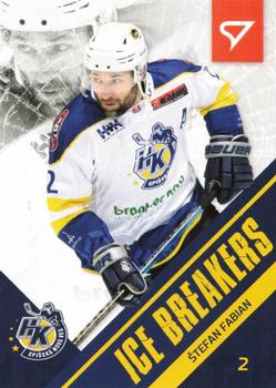 2020-21 SportZoo Slovenská Hokejová Liga - Ice Breakers #IB-08 Stefan Fabian Front