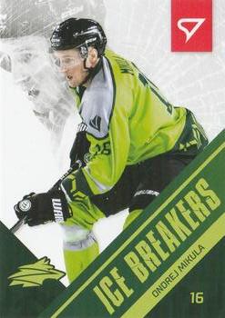 2020-21 SportZoo Slovenská Hokejová Liga - Ice Breakers #IB-11 Ondrej Mikula Front