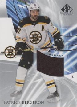2020-21 SP Game Used - Silver Jersey #82 Patrice Bergeron Front