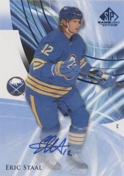 2020-21 SP Game Used - Blue Autographs #6 Eric Staal Front