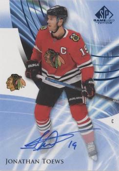 2020-21 SP Game Used - Blue Autographs #73 Jonathan Toews Front