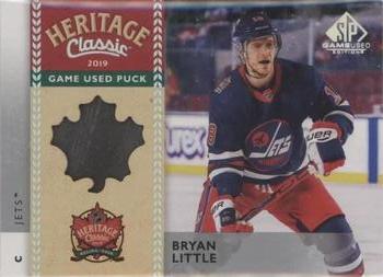 2020-21 SP Game Used - 2019 NHL Heritage Classic Game Used Pucks #HCP-BL Bryan Little Front