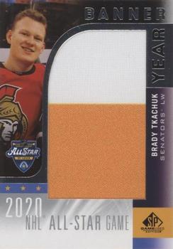 2020-21 SP Game Used - 2020 NHL All-Star Game Banner Year Relics #AS20-BT Brady Tkachuk Front