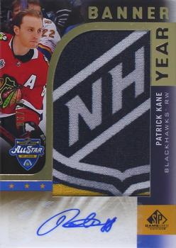 2020-21 SP Game Used - 2020 NHL All-Star Game Banner Year Relics Autographs #AS20-PK Patrick Kane Front