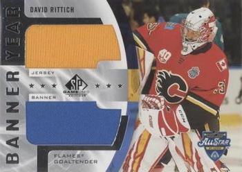 2020-21 SP Game Used - 2020 NHL All-Star Game Banner-Jersey Relics #BYJ-DR David Rittich Front