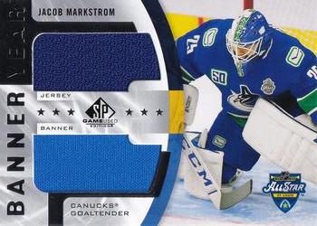 2020-21 SP Game Used - 2020 NHL All-Star Game Banner-Jersey Relics #BYJ-JM Jacob Markstrom Front