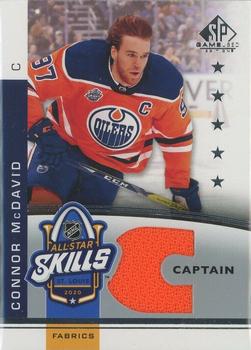 2020-21 SP Game Used - 2020 NHL All-Star Skills Fabrics Captains #ASC-CM Connor McDavid Front