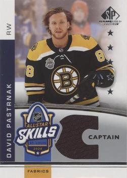 2020-21 SP Game Used - 2020 NHL All-Star Skills Fabrics Captains #ASC-DP David Pastrnak Front