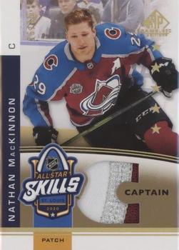 2020-21 SP Game Used - 2020 NHL All-Star Skills Fabrics Captains Patch #ASC-NM Nathan MacKinnon Front