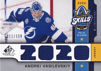 2020-21 SP Game Used - 2020 NHL All-Star Skills Relic Blends #ASB-AV Andrei Vasilevskiy Front