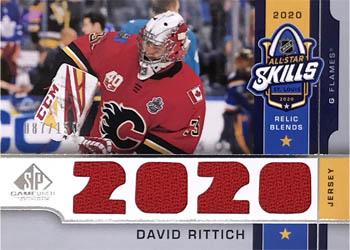 2020-21 SP Game Used - 2020 NHL All-Star Skills Relic Blends #ASB-DR David Rittich Front