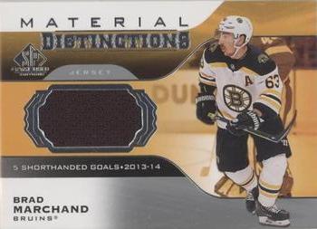 2020-21 SP Game Used - Distinctions Materials #DM-BM Brad Marchand Front