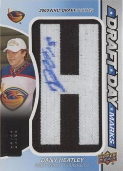 2020-21 SP Game Used - Draft Day Marks Veterans #DDM-DH Dany Heatley Front