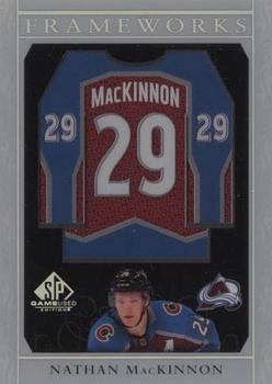 2020-21 SP Game Used - Frameworks #F-NM Nathan MacKinnon Front