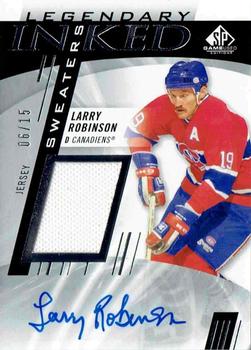 2020-21 SP Game Used - Inked Legendary Sweaters #IS-LR Larry Robinson Front