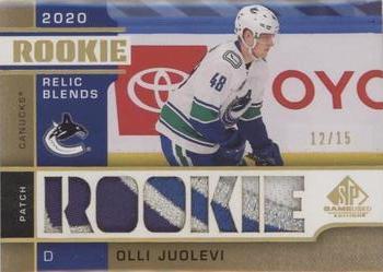 2020-21 SP Game Used - Rookie Relic Blends Patch #RB-OJ Olli Juolevi Front
