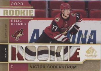 2020-21 SP Game Used - Rookie Relic Blends Patch #RB-VS Victor Soderstrom Front