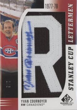 2020-21 SP Game Used - Stanley Cup Letterman Signatures #SCL-YC Yvan Cournoyer Front