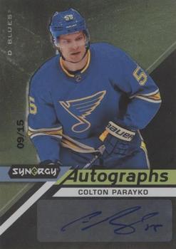 2020-21 Upper Deck Synergy - Autographs Black #A-CP Colton Parayko Front