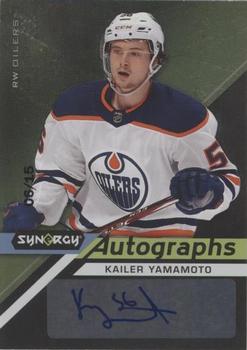 2020-21 Upper Deck Synergy - Autographs Black #A-KY Kailer Yamamoto Front