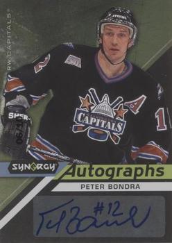 2020-21 Upper Deck Synergy - Autographs Black #A-PB Peter Bondra Front