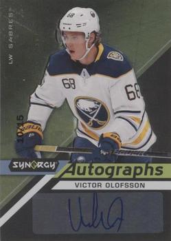 2020-21 Upper Deck Synergy - Autographs Black #A-VO Victor Olofsson Front