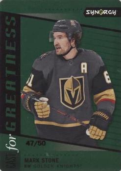 2020-21 Upper Deck Synergy - Cast for Greatness Green #CG-10 Mark Stone Front