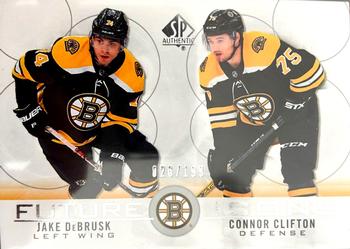 2020-21 SP Authentic #119 Jake DeBrusk / Connor Clifton Front