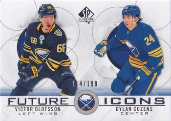 2020-21 SP Authentic #120 Victor Olofsson / Dylan Cozens Front