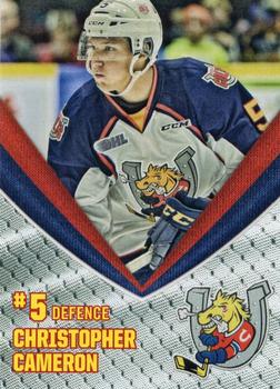2018-19 Barrie Colts (OHL) #4 Christopher Cameron Front