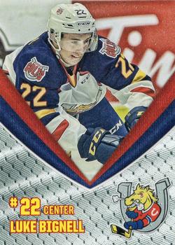 2018-19 Barrie Colts (OHL) #13 Luke Bignell Front